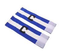Zerodeko Brazalete Capitán de Fútbol Ajustable de Nylon para Adultos y Jóvenes con Cierre de Contacto y Diseño Seguro para Equipos de Clubes y Ligas Escolares, Paquete de 2 Piezas