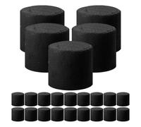 Zerodeko Briquetas De Carbón De Carbón Natural De Luz Rápida Arrancador De Instantáneo Tabletas De Carbón Quemador para Barbacoa 25 Uds.