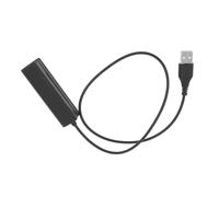 Zerodeko Cable Adaptador de Plástico Rj9 Hembra a USB Macho para Auriculares Convertidor Telefónico Compacto y Portátil Compatible con Accesorios Electrónicos de Comunicación