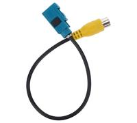 Zerodeko Cable Adaptador RCA para Cámara de Marcha Atrás, Arnés de Vídeo Compatible Sistema de Navegación y Radio de Coche, Conexión Reversa para Visualización Segura en Vehículos