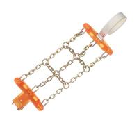 Zerodeko Cadena de Nieve de Acero Antideslizante para Coche Grande Versátil y Resistente al Desgaste 1 Unidad Accesorio Invierno para Neumáticos de Coche Suv en Condiciones de Nieve y