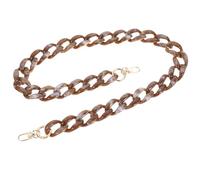 Zerodeko Cadena Desmontable para Bolso de Mano 85 Cm Color Café, Correa Acrílica Duradera para Reemplazo de Bolso, Accesorio DIY para Correa de Hombro y Decoración de Bolsas