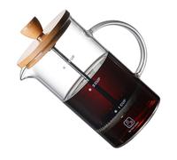 Zerodeko Cafetera Manual de Vidrio Hogar Cafetera Creativa de Vidrio para Cocina Francesa