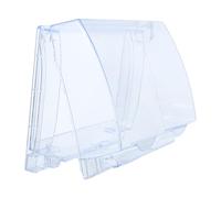 Zerodeko Caja de Bloqueo Prueba de Salpicaduras para Enchufe Tipo 86, de Plástico Resistente al Polvo Seguridad Infantil para Baños Públicos y Cocinas