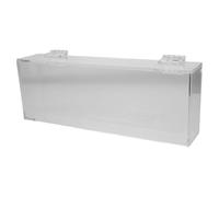 Zerodeko Caja de observación de peces con tapa y regla graduada de 9,8 x 4 | Mini acuario de observación, vitrina transparente para aislamiento fotográfico de huevos de cría, para uso en exteriores e