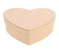Zerodeko Caja de Papel Kraft con Forma de Corazón Ligera y Fácil de Usar para Almacenamiento y Regalos Creativos en Ocasiones Obsequios