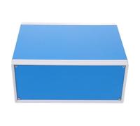 Zerodeko Caja de Proyecto Eléctrica de Metal Azul, Caja de Conexiones para Electrónica Fácil de Instalar y Colocar, Adecuado para Estaciones de Metro y Aeropuertos, Tamaño 110x250x190 Mm