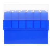Zerodeko Caja de Tubos de Ensayo de Laboratorio Soporte para Tubos de Centrífuga de Plástico Azul 36 Agujeros Reutilizable y Fácil de Transportar Laboratorio E Investigación