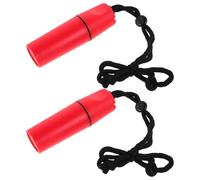 Zerodeko Caja Estanca para Playa y Deportes Acuáticos Contenedor Hermético Rojo 2 Piezas con Cierre Sellado para Buceo Snorkel y Kayak Almacenamiento Resistente al Agua y Arena