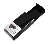 Zerodeko Caja Magnética para Llaves de Coche Resistente y Oculta Protector Seguro bajo Vehículo Adaptada para Coches SUV y Camiones Liberación Rápida sin Herramientas