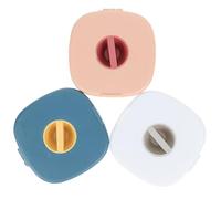 Zerodeko Caja Organizadora Portátil para Cables de Carga USB, Giratoria y Extensible, Set de 3 Piezas (/, /Morado, /), Compacta y Ligera para Orden y Viaje