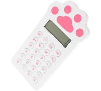 Zerodeko Calculadora Pequeña de Colores Candy Solar Portátil con Diseño de Gato para Estudiantes y Oficina Ligera y Práctica para Cálculos Básicos