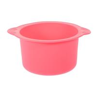 Zerodeko Calentador de Cera para Depilación 400 Ml, Cuenco de Silicona Resistente a Altas Temperaturas, Bowl de Belleza para Mezcla y Aplicación de Cera Caliente, Color Rosa, Uso
