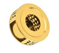 Zerodeko Calentador de Tetera Japonés Calentador de Té Base Calefactora de Acero Inoxidable Dorado para Mantener el Calor del Té y Alimentos y Oficina