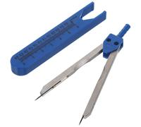 Zerodeko Calibrador Metálico Médico Azul para Electrocardiograma Tornillo Antideslizante, Divisor para Enfermería Profesional Estuche de Almacenamiento, Herramienta Precisión para Medición