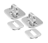 Zerodeko Candado de Seguridad para Portátiles con Base Fija y Anclaje de Cable 2 Piezas Compatible con Múltiples Modelos Placa de Bloqueo Antirrobo para Oficina Escuela y Biblioteca