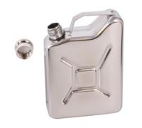Zerodeko Cantimplora Forma de Cubo de Aceite 200ml de Acero Inoxidable Portátil Frasco Práctico y Elegante para Vino y Licor en Exteriores