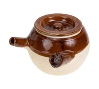 Zerodeko Cazuela de Medicina China de Barro de Cerámica 1600ml Diseño de Asa Conveniente y Superficie Antiadherente para Cocinar Medicina Tradicional en Casa