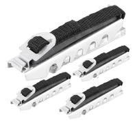 Zerodeko Cejilla Profesional para Guitarra Acústica y Eléctrica Set de 4 Piezas Negras Portátil y Duradera para Ukelele y Otros Instrumentos de Cuerda Ajuste Rápido y Precisión en