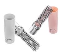 Zerodeko Cepillo de Peinado Retráctil Antiestático para Cabello Rizado, 2 Piezas, Color, Compacto y Portátil para Secado Secador y Cuidado Diario del Cabello