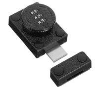 Zerodeko Cerradura de Puerta Antirrobo sin Taladro Combinación Pestillo de Aleación de Zinc para Puertas Corredizas Tradicionales Cerradura para Armario y Dormitorio Segura y Práctica