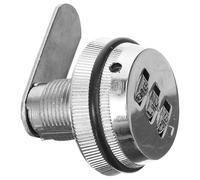 Zerodeko Cerradura Mecánica Codificada para Armarios y Cajones 20Mm Plata Cierre de Seguridad para Caja Eléctrica y Archivador Combinación sin Llave Resistente y Práctica para Hogar y