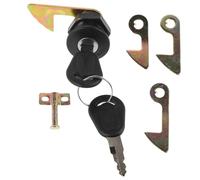 Zerodeko Cerradura para Maletero de Motocicleta y Scooter de Aleación de Zinc, Antirrobo 4 Ganchos, Compatible Bicicletas Eléctricas y Ciclomotores, Cierre Seguro para Baúl Trasero de Moto