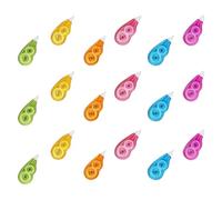 Zerodeko Cinta Correctora Práctica para Estudiantes, 18 Piezas, 12 M, Colores Candy Surtidos, Tamaño Pequeño, Plástico Seguro, Adecuado para Uso Escolar y Oficina Color Color Aleatorio