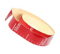 Zerodeko Cinta Métrica Autoadhesiva para Medir Nivel de Agua, Pegatina Adhesiva Roja 35mm X 1m, Herramienta Precisa para Tanques Domésticos E Industriales