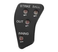 Zerodeko Clicker Portátil para Árbitro de Béisbol con Contador Mecánico de Pulsos, Marcador Manual Resistente para Deportes al Aire Libre, Indicador de Puntuación Fácil Uso