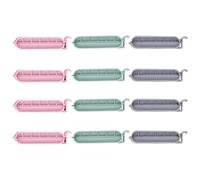 Zerodeko Clips de Sellado para Bolsas de Comida 12 Piezas, Clips Compactos de Pp para Sellar Bolsas de Refrigerio y Té, Prácticos y Reutilizables para Mantener Alimentos Color Aleatorio