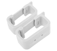 Zerodeko Clips para Cortinas de Ventana para Autocaravana, 2 Piezas Pequeñas en Color Claro, Soporte Lateral Resistente para Cortinas de Furgoneta Camper, Accesorios Versátiles para RV