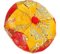 Zerodeko Cojín para Cuenco Sonoro Tibetano de Meditación Almohadilla Bordada Hecha Mano para Cuenco Budista Protección Estable y Decorativa para Yoga y Mindfulness