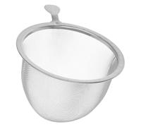 Zerodeko Coladores de Té de Acero Inoxidable Diseño Antiquemaduras y Filtro de Infusión para Hojas Sueltas Adecuado para Preparar Té en Casa