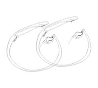 Zerodeko Collar de Gimnasia para Hombre y Mujer Colgante Original de Acero Inoxidable, Diseño Único y Tacto Suave, Paquete de 2 Piezas para Uso Deportivo y Diario