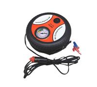 Zerodeko Compresor Pequeño de Aire para Coche 3 con Boquillas Portátil 12v Tamaño y Fácil de Manejar, Material Plástico y Metal para Inflado Rápido de Neumáticos