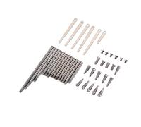 Zerodeko Conjunto de 41 Tornillos de Reparación para Saxofón de Metal, Incluye Resortes Planos y Varillas para Mantenimiento DIY de Saxofones Alto y Accesorios de Música