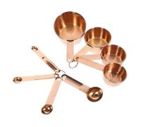 Zerodeko Conjunto de Cucharas y Tazas Medidoras Precisas y Resistencia al Desgaste de Acero Inoxidable para Repostería Adecuado para Uso y Cafeterías