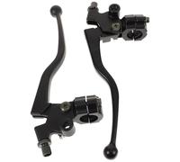 Zerodeko Conjunto Soporte Manillares Moto Fxd125 Gl125, Palancas Freno y Embrague Izquierda y Derecha, Accesorio Compatible, Pieza Repuesto Maneta Freno Moto Soporte para Espejos, Uso