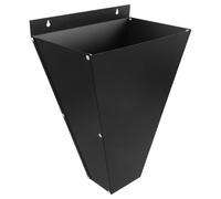 Zerodeko Cono de Sacrificio para Aves de Corral, Cono de Contención Grande, Acero Inoxidable Negro, para Pollos Pequeños y Gallinas Grandes, Despiece y Procesamiento, Fácil Limpieza,