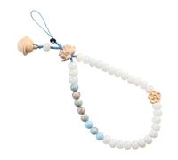 Zerodeko Correa de Muñeca y Fácil de Instalar para Teléfono Móvil Cuentas Coloridas de Bodhi, Estilo Chino Original, Decorativa para Cámara y Celular