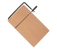 Zerodeko Cortadora de Queso y Fiambre Manual de Madera con Base Antideslizante y Diseño Ergonómico para Cocina y Mesa de Comedor
