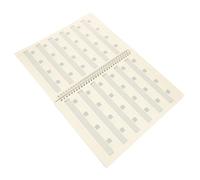 Zerodeko Cuaderno de Partituras A4 para Guitarristas Libro de Música Portátil Papel Resistente a Tinta Cuaderno de Acordes y Seis Líneas para Práctica y Enseñanza Musical