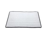 Zerodeko Cubierta para Lavadora y Secadora de Carga Frontal Barrera Térmica de Lámina de Aluminio, Portátil y Magnética para Protección en Lavandería y Cocina, 71x50 Cm