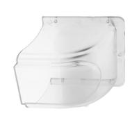 Zerodeko Cubierta para Proteger del Agua Lluvia de Timbre Transparente Resistente al Agua Timbre de PC para Adecuado para Timbre y Máquina de Asistencia en Exteriores y Máquina de