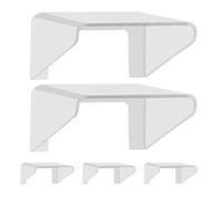 Zerodeko Cubierta Transparente para Timbre Exterior Resistente al Agua, Funda Protectora para Interruptor, 6 Unidades, Plástico Duradero, Adecuado para Protección contra Lluvia y