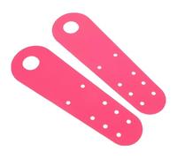 Zerodeko Cubrepuntas de Piel para Patines de Ruedas Protectores Resistentes al Desgaste Accesorios y Portátiles para Prolongar Vida Útil de Patines de Rosa