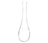 Zerodeko Cuchara de Vidrio para Servir Postres y Sopas, Resistente al Calor Diseño Ergonómico, Accesorios de Cocina Elegantes y Funcionales para Uso Doméstico