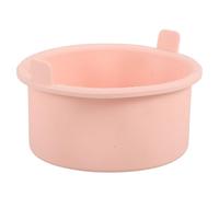 Zerodeko Cuenco de Silicona para Derretir Cera 500cc, Resistente al Calor, Antiadherente, Color Rosa, Recipiente Pequeño para Calentador de Depilación Profesional y Uso Doméstico