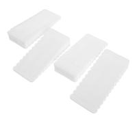 Zerodeko Cuñas Niveladoras de Goma para Muebles y Mesas, Tamaño Mediano, Color Claro, Juego de 4 Unidades, Almohadillas Antideslizantes para Nivelar Sofás, Gabinetes y Escritorios,